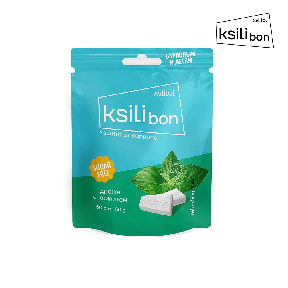 Драже Ksilibon Drops Мята (флоупак) 50 шт.
Драже Ksilibon Drops Мята (флоупак) 50 шт.