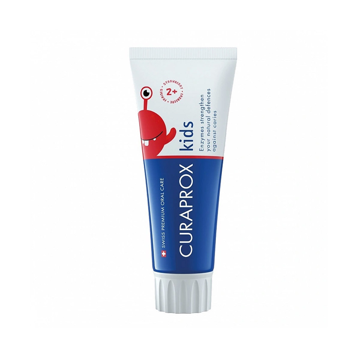 CURAPROX Kids 950 Клубника, 60 мл, Зубная паста для детей со фтором комплексного действия, Швейцария
CURAPROX Kids 950 Клубника, 60 мл, Зубная паста для детей со фтором комплексного действия, Швейцария