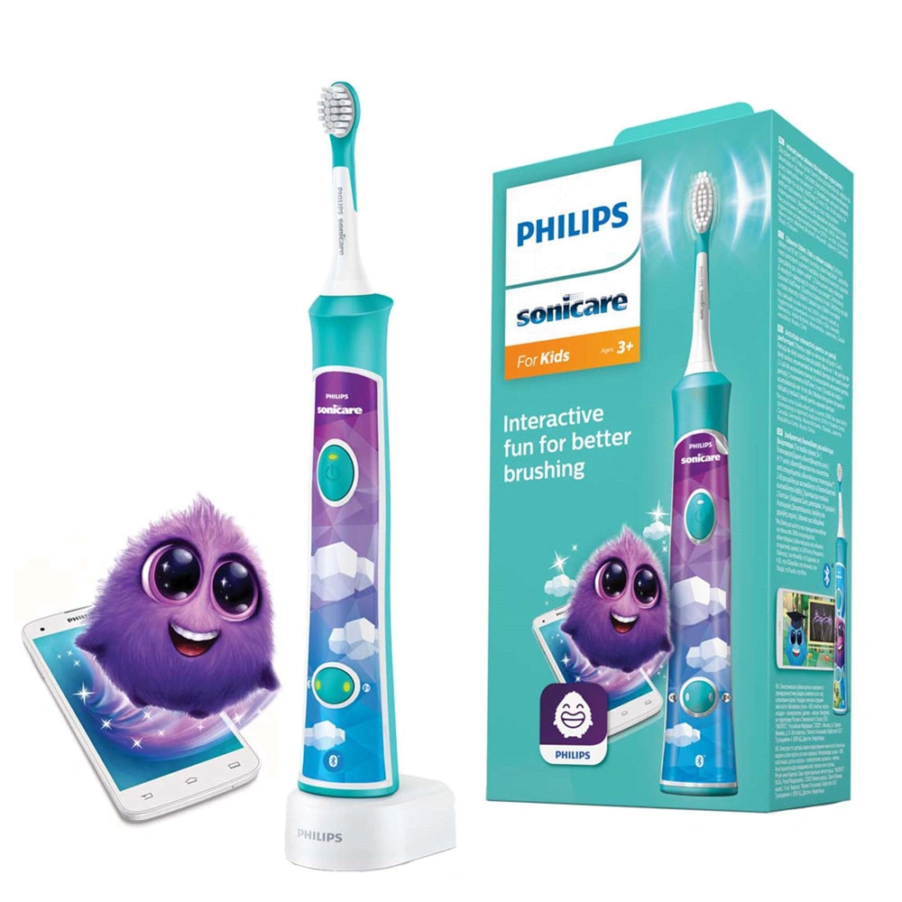 

Philips Sonicare For Kids HX6322/04 (HX6392/02), (Голубая). Детская электрическая зубная щетка Philips с мобильным приложением, Нидерланды, Другой