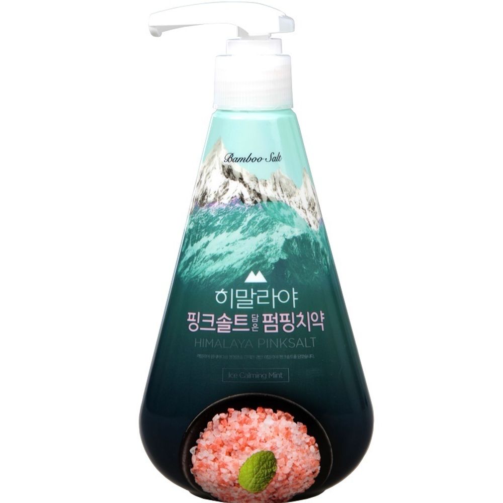 

PERIOE Pumping 285 г, Зубная паста с розовой гималайской солью для десен, Южная Корея