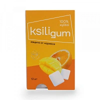 

Жевательная резинка Ksilibon Gum Манго-апельсин, 12 шт.