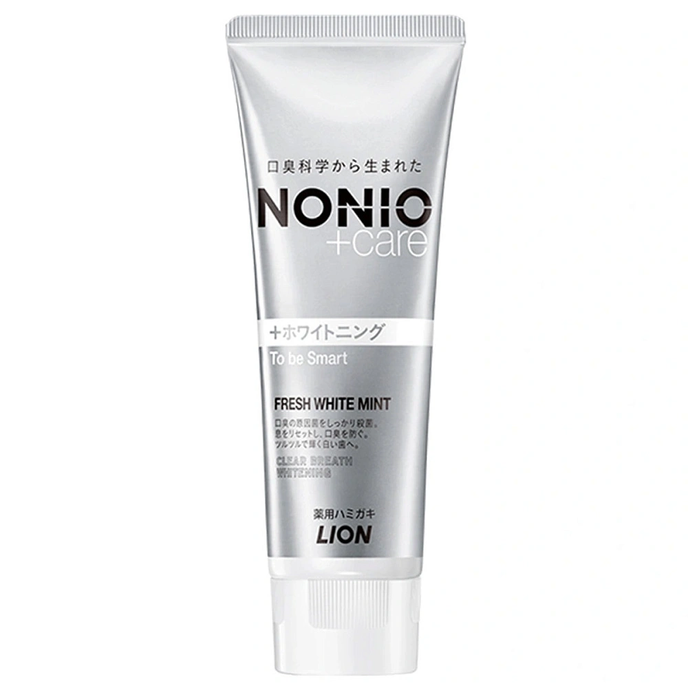 LION Nonio +Care Fresh White Mint 130 г, Зубная паста с ионами комплексного действия, Япония
LION Nonio +Care Fresh White Mint 130 г, Зубная паста с ионами комплексного действия, Япония