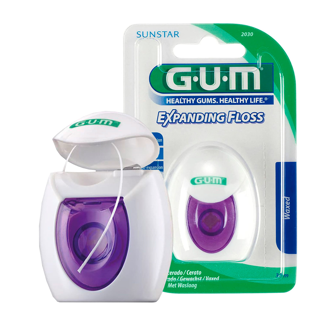 

Вощеная нить GUM Expanding Floss, 30м