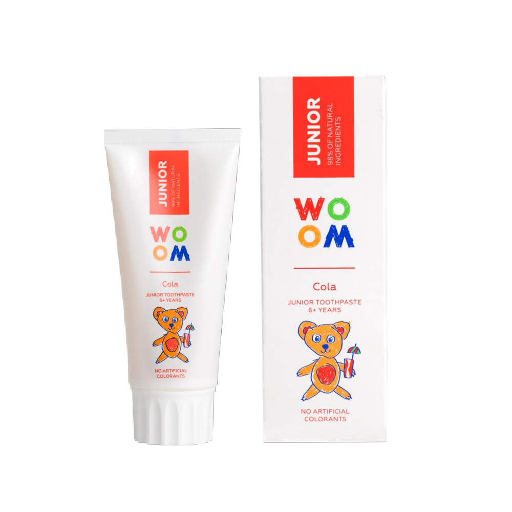 

Зубная паста WOOM JUNIOR Cola 6+, 50 мл