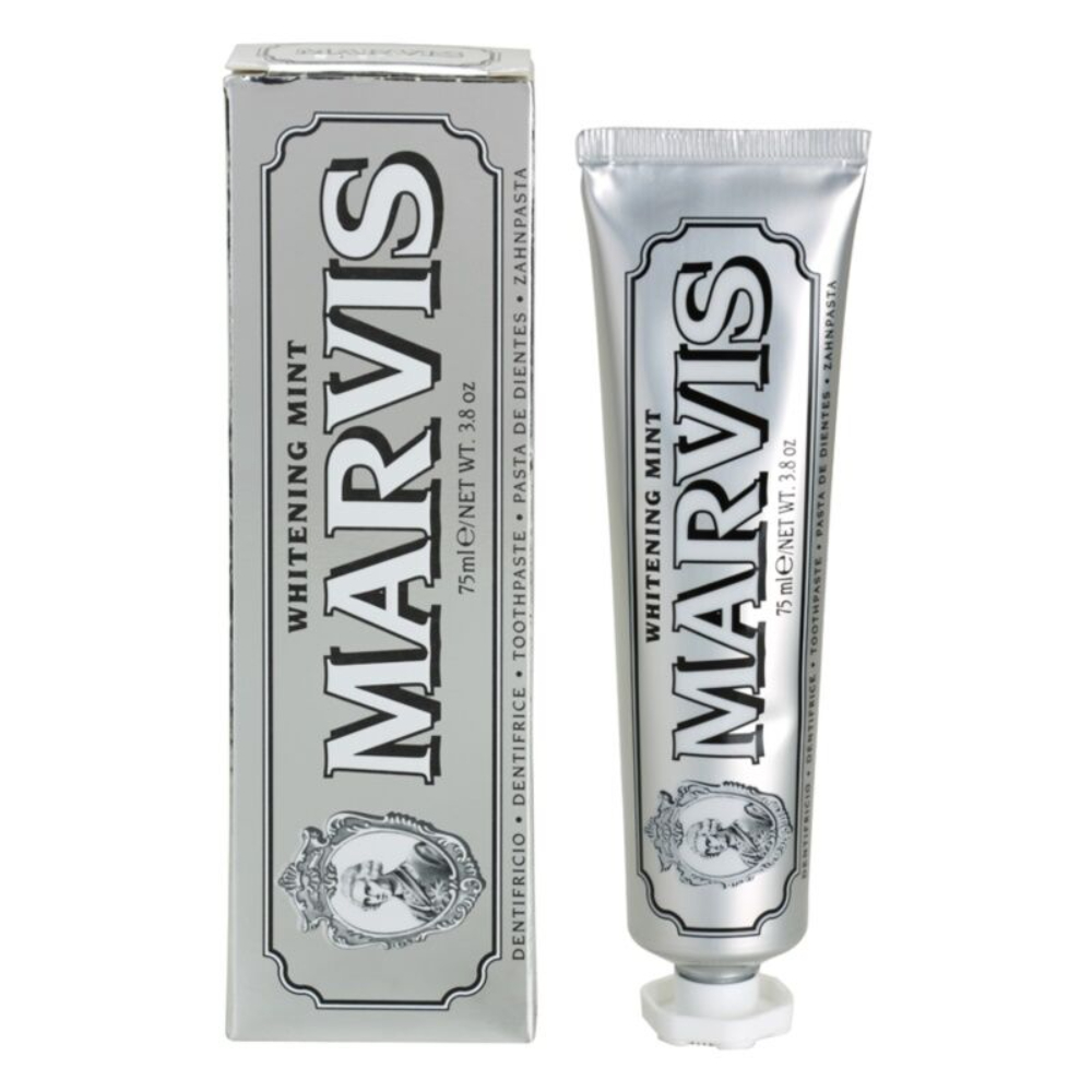 

Marvis Whitening Mint, 85 мл, Зубная паста с фтором отбеливающая, Италия