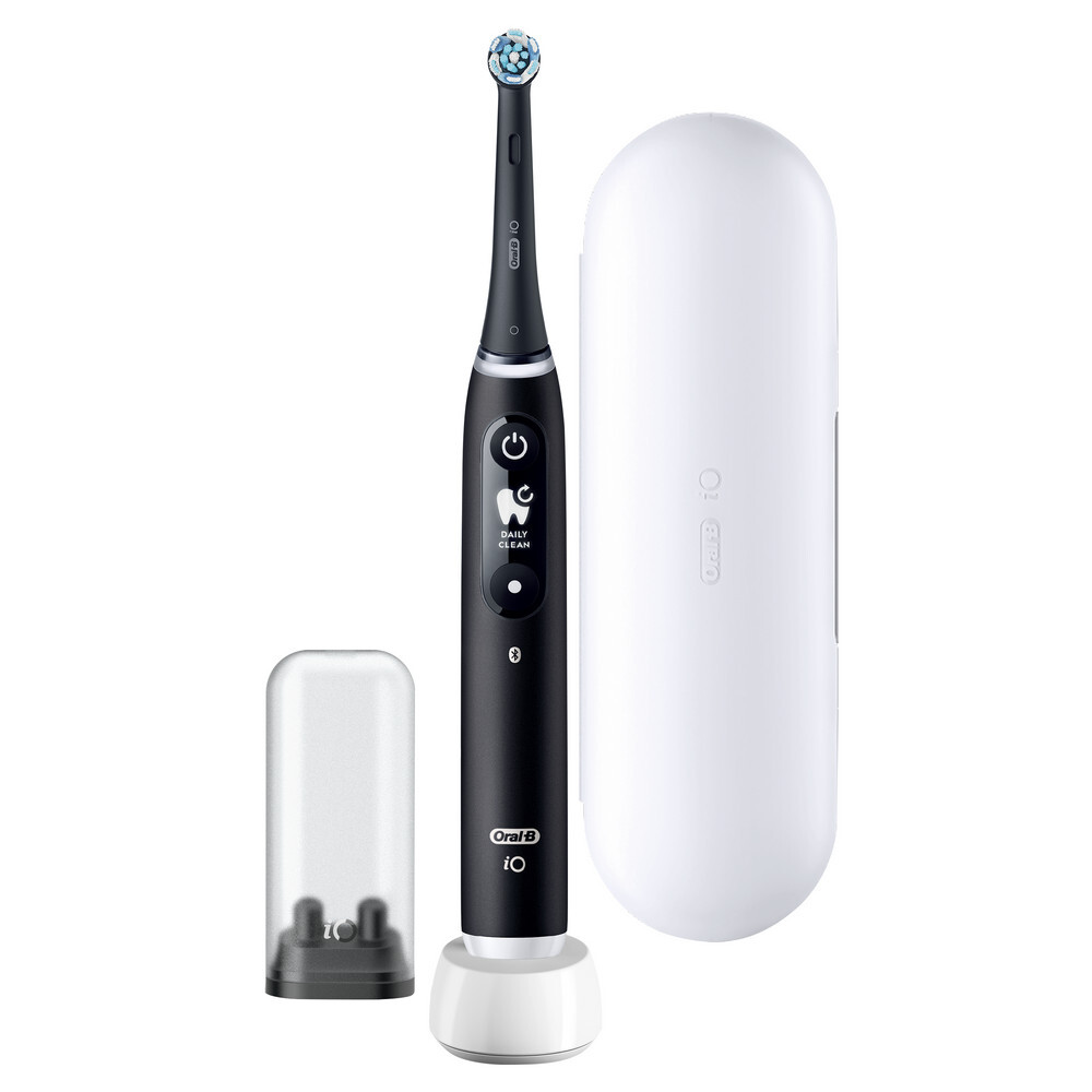 

Oral-B iO 6 Black Lava. Электрическая зубная щетка Oral-B с пятью режимами чистки, Германия, Черный