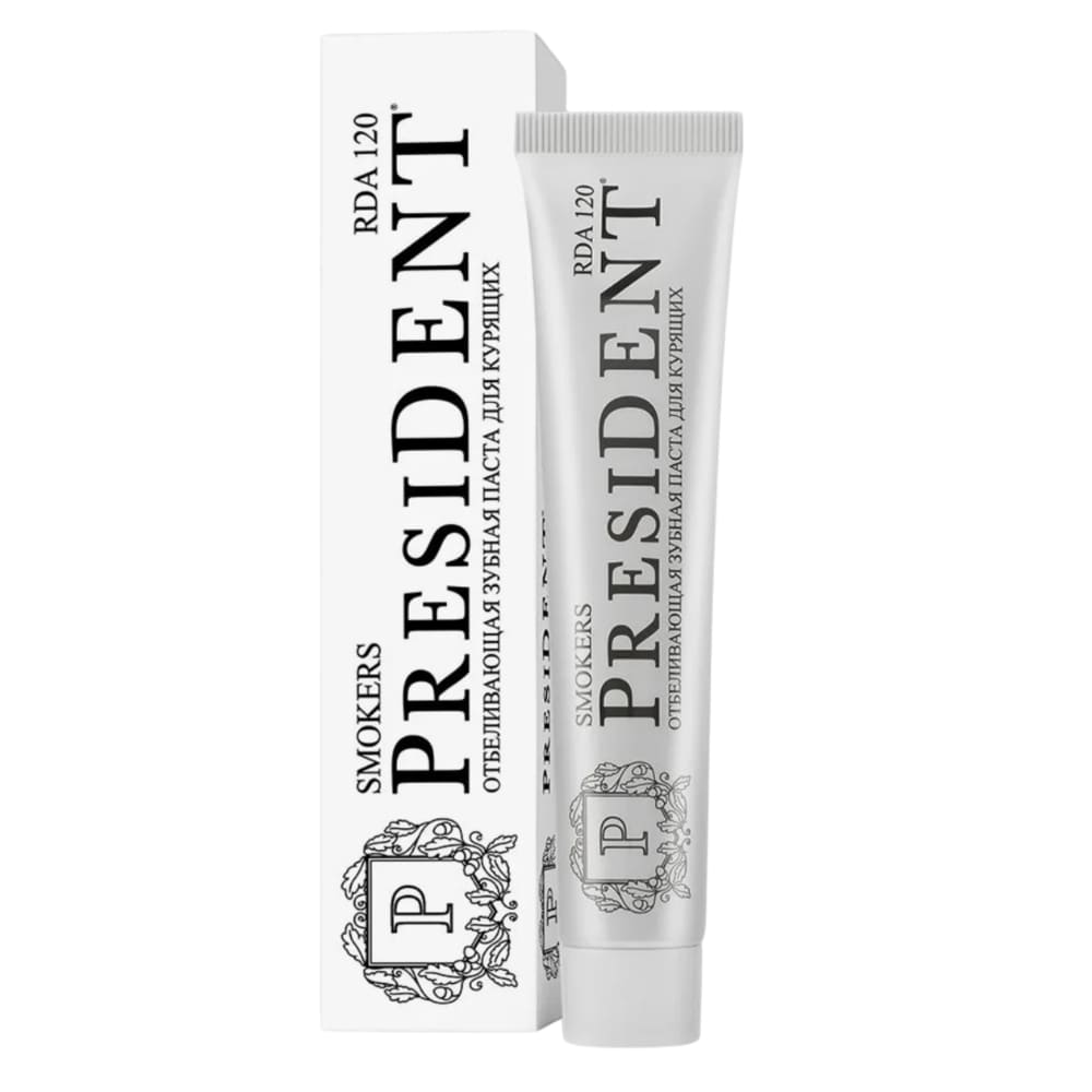 

Зубная паста President Smokers, 75 гр