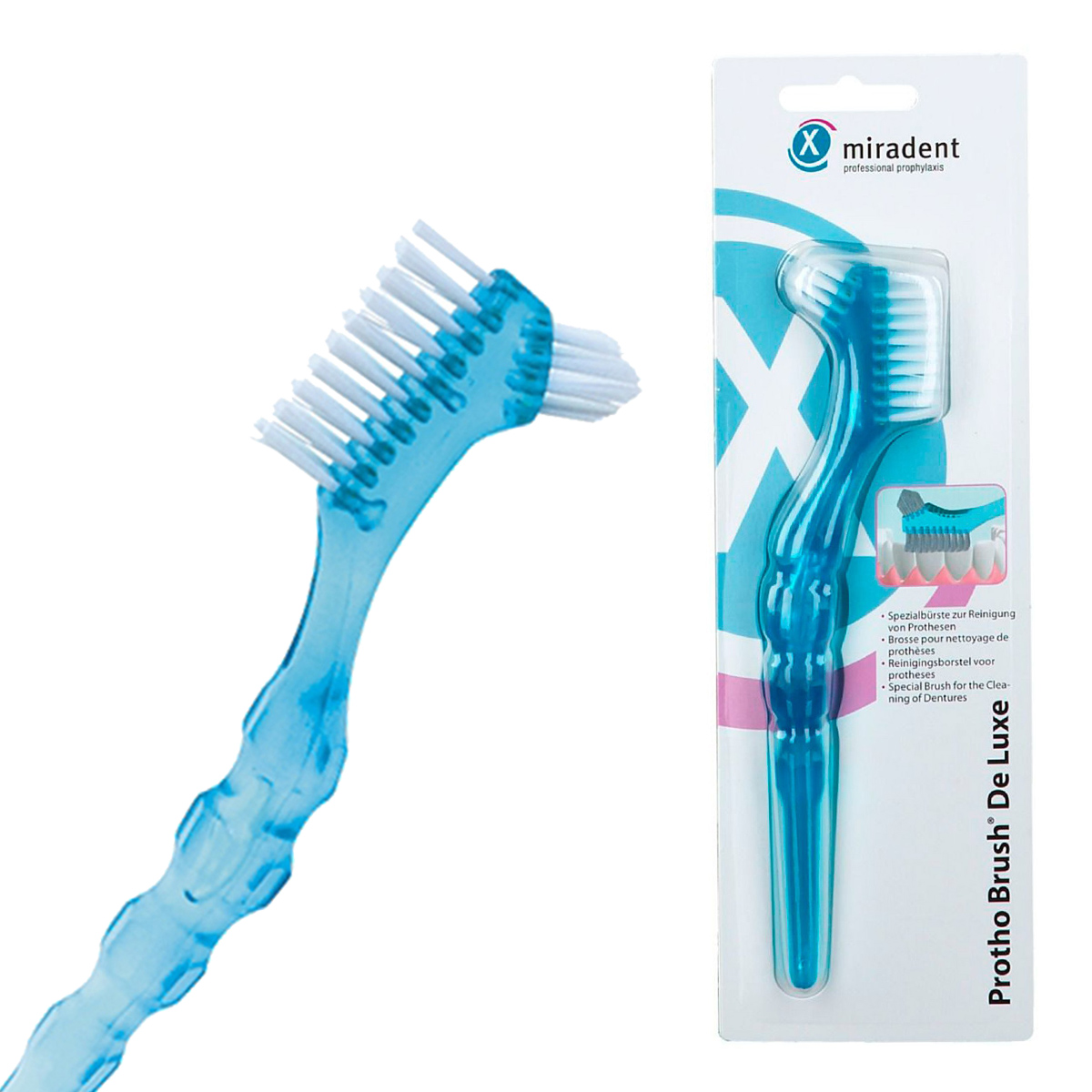 

miradent Protho Brush De luxe. Щетка для протезов miradent, Германия