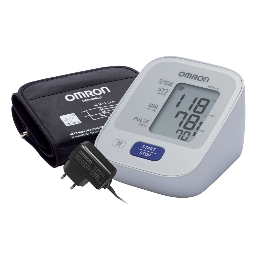 

Тонометр OMRON M2 Basic Адаптер+Универсальная манжета (HEM-7121-ALRU)