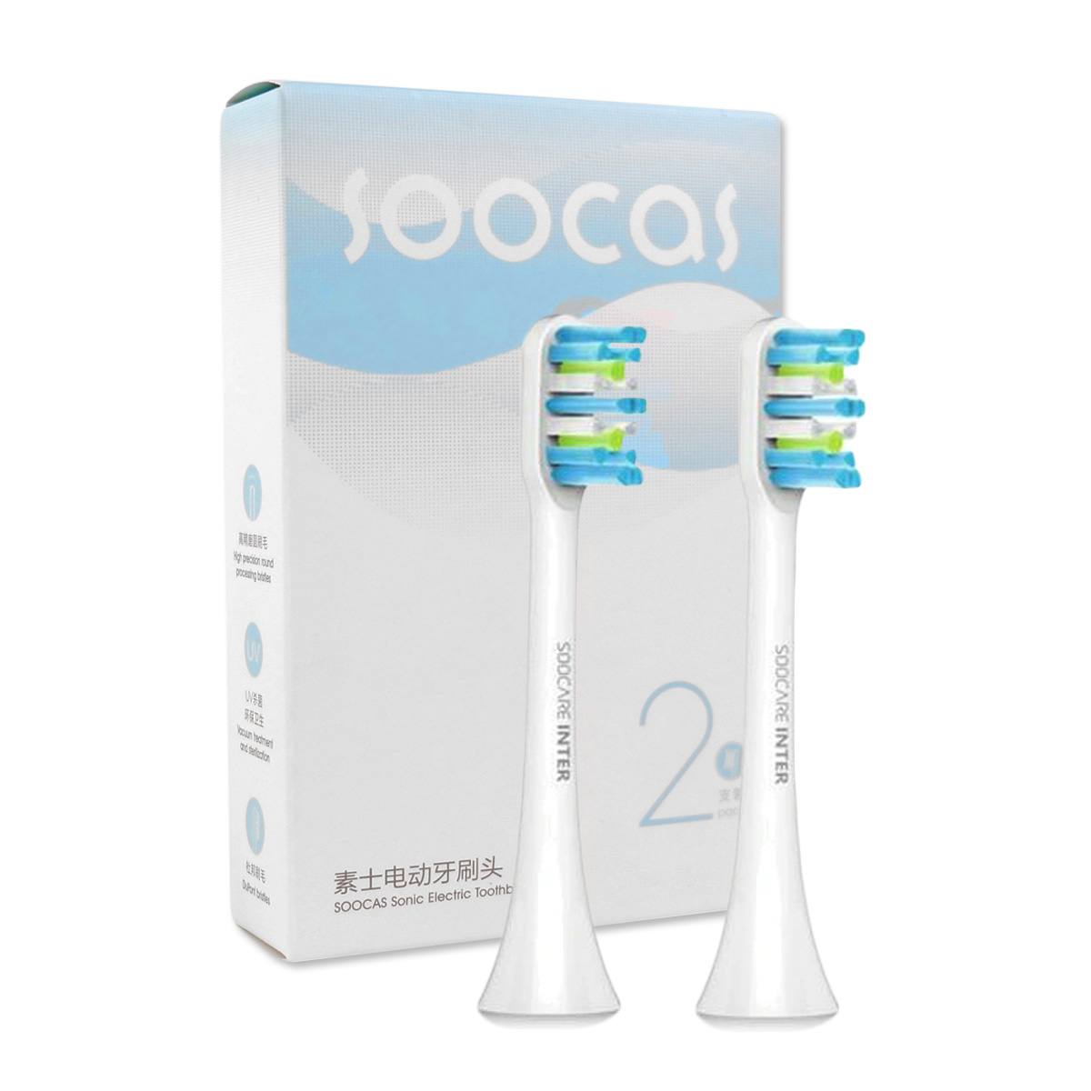 

Насадки Xiaomi Soocas BH01W белые