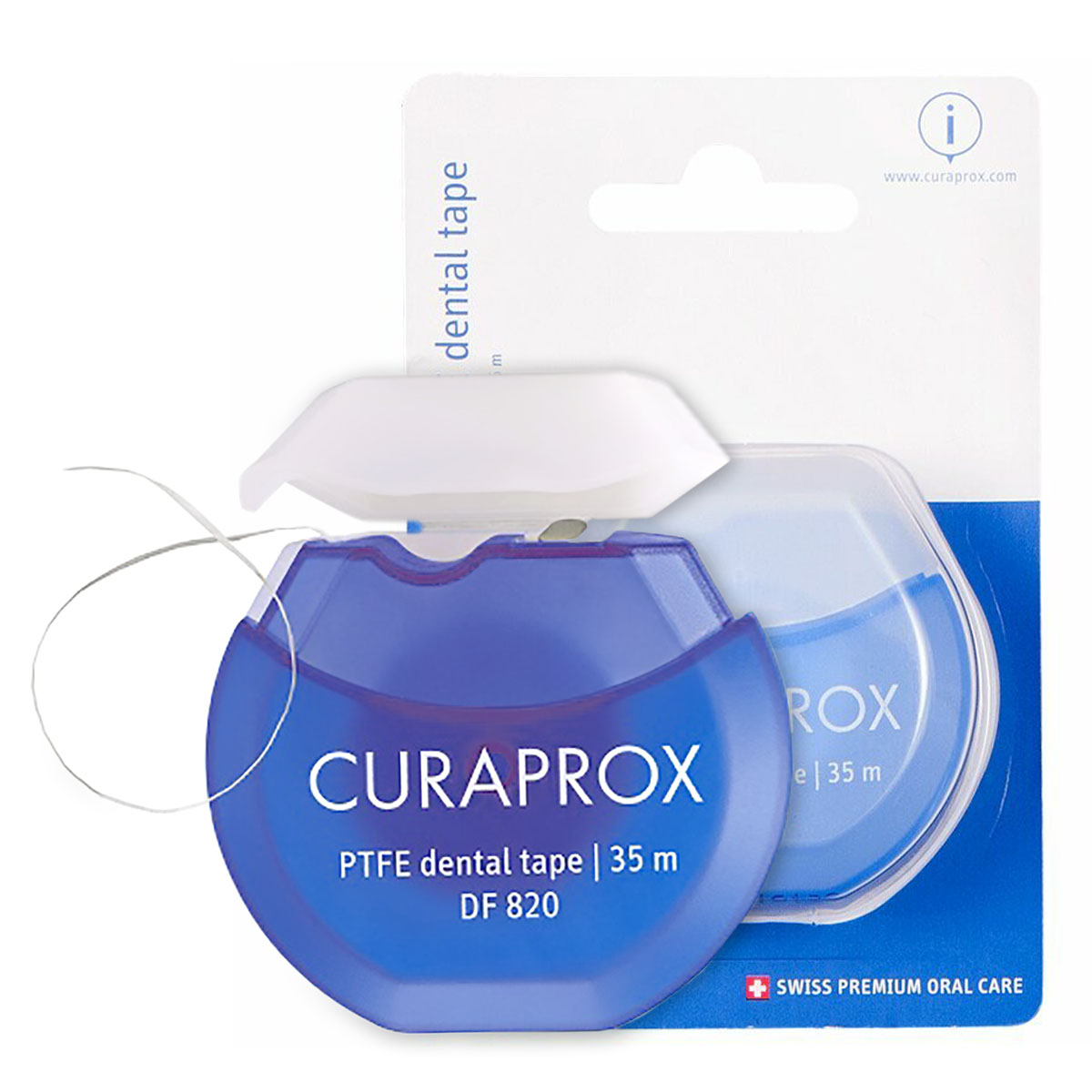 

Нить Curaprox PTFE floss tape DF820, 35 м