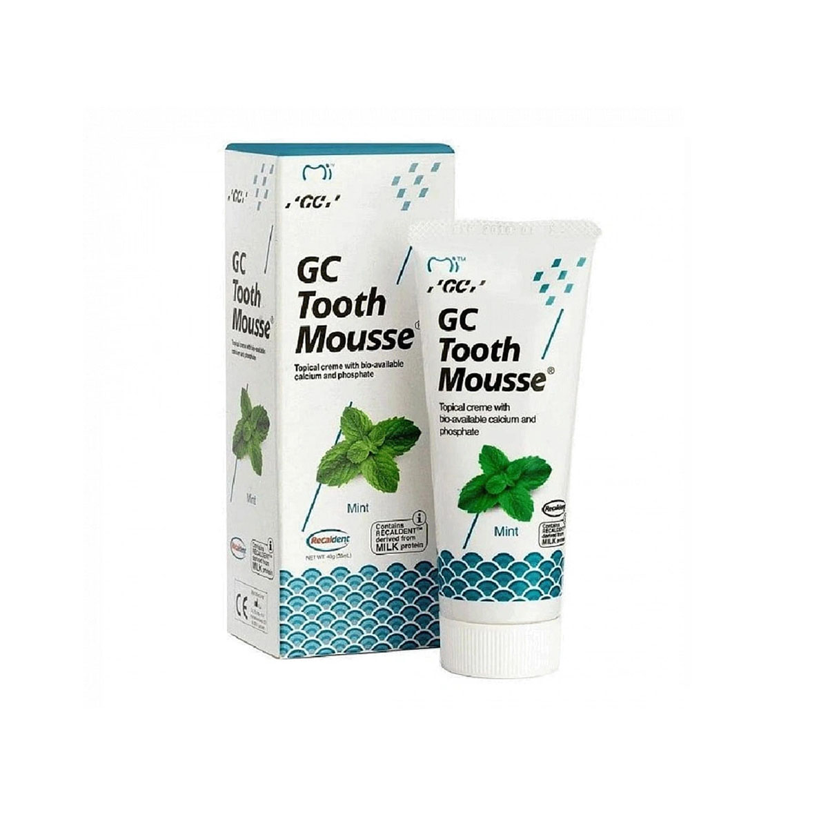 

GC Tooth Mousse (Тус Мусс) Мята, 35 мл (40 г), Гель для зубов укрепляющий эмаль, США