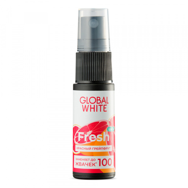 

Спрей GLOBAL WHITE Fresh грейпфрут, 15 мл