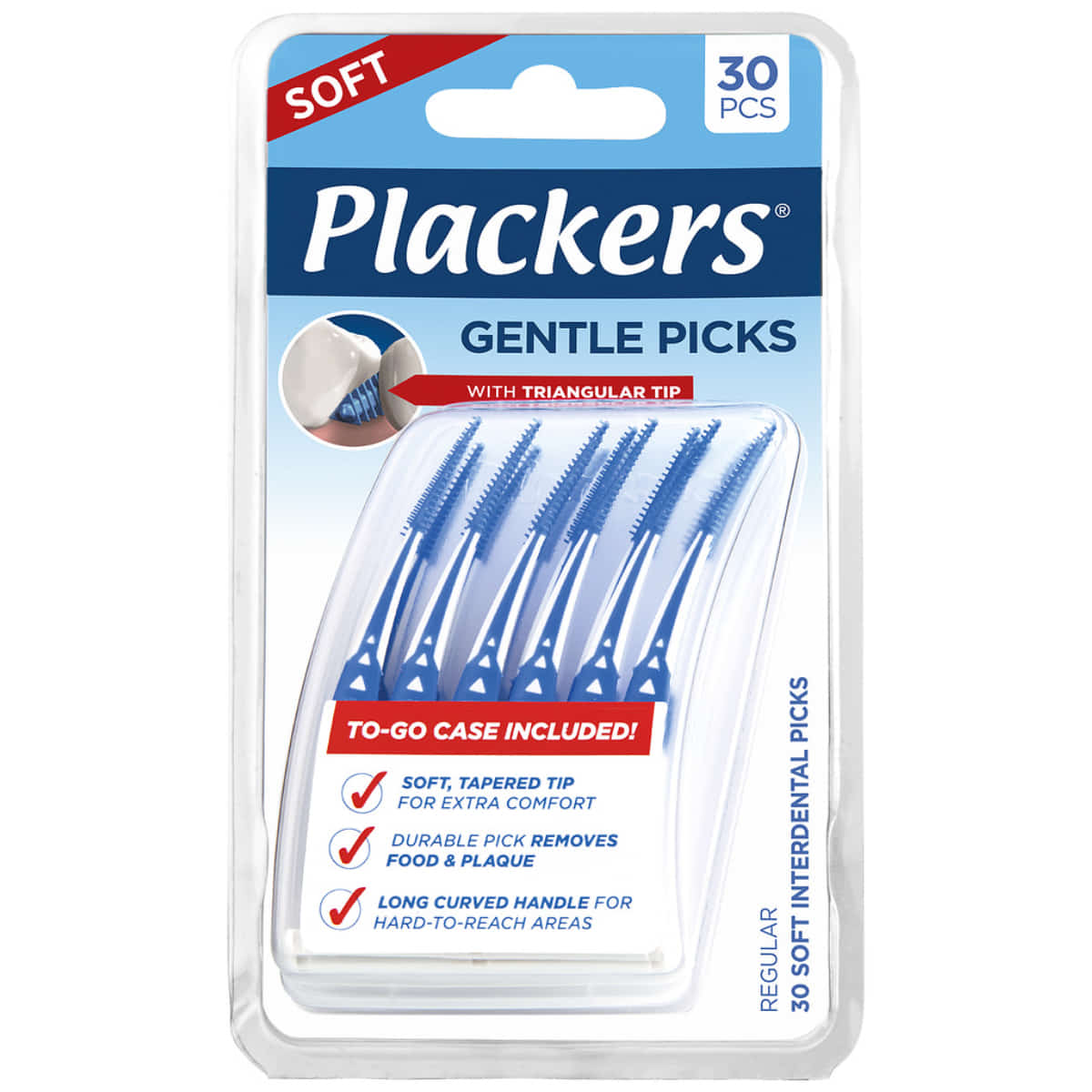 

Ершики Plackers Gentle Picks (30 шт.)