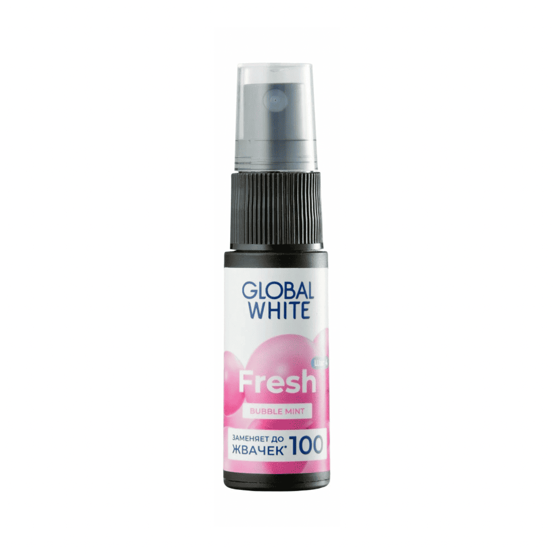 

Спрей GLOBAL WHITE Energy Bubble Mint, 15 мл