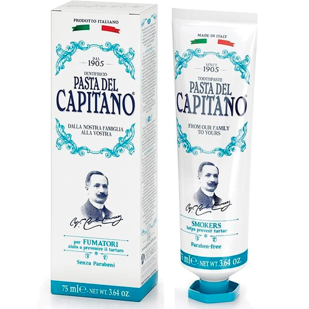 

Зубная паста Del Capitano для курильщиков, 75 мл
