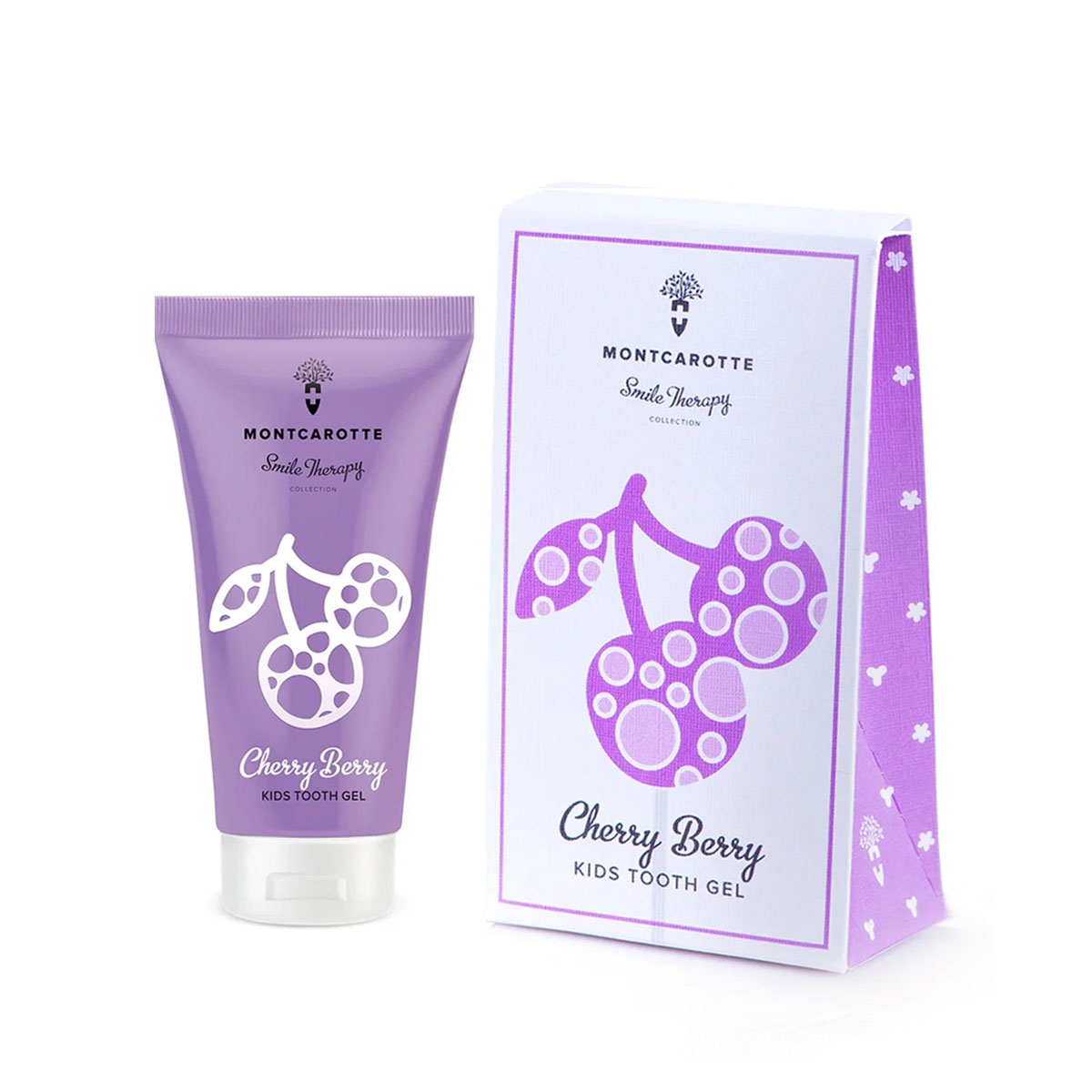 

Montcarotte Kids Tooth Gel со вкусом вишни, 30 мл, Зубная паста для детей с ксилитом комплексного действия, Италия