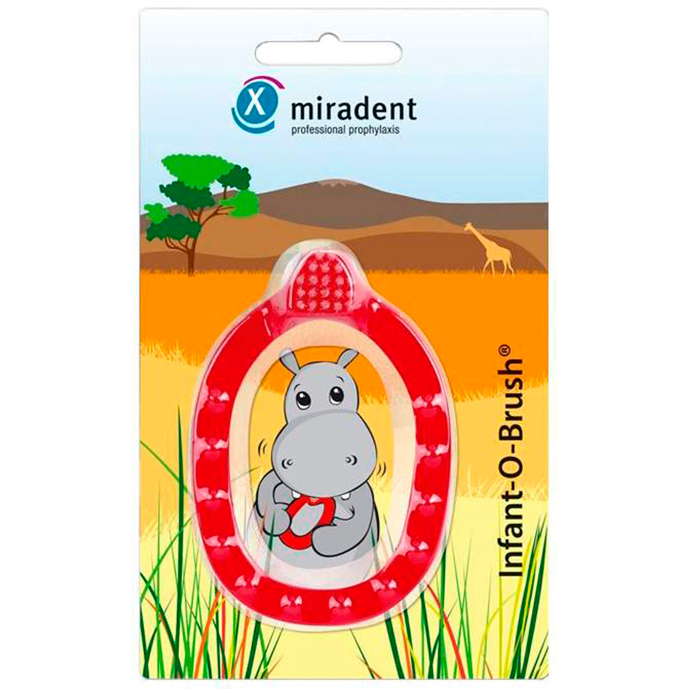 

miradent INFANT-O-BRUSH, (Красная). Щетка-прорезыватель miradent, Германия