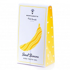 Зубной гель Montcarotte Kids Tooth Gel со вкусом банана, 30 мл