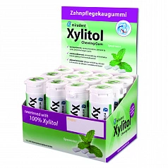 Жевательная резинка miradent Xylitol Мята