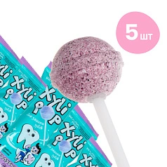 Леденец на палочке Miradent XyliPOP (голубика), 5 шт