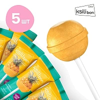 Леденец на палочке Ksilibon Lollipop Экзотический ананас, 5 шт. - изображение 1