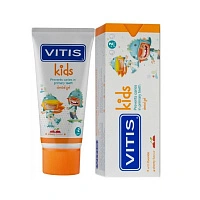 Зубная паста-гель VITIS Kids со вкусом вишни (от 2 до 6 лет), 50 мл