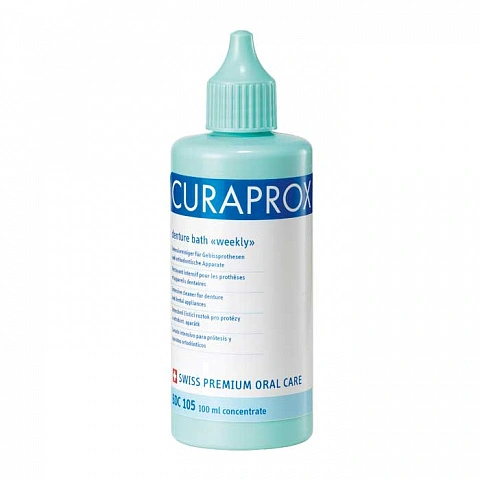 Жидкость weekly для еженедельного ухода за протезами Curaprox BDC 105 - изображение 1