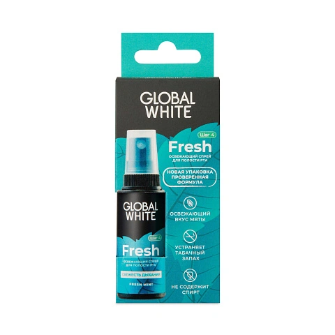 Спрей GLOBAL WHITE Fresh мята, 15 мл - изображение 2