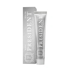 Зубная паста President White, 75 гр