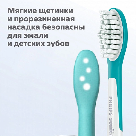 Philips Sonicare HX6044/33 для детей от 7 лет For Kids, 4 шт - изображение 3