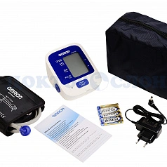 Тонометр OMRON M2 Classic  (HEM-7122-ALRU) Адаптер+Универсальная манжета