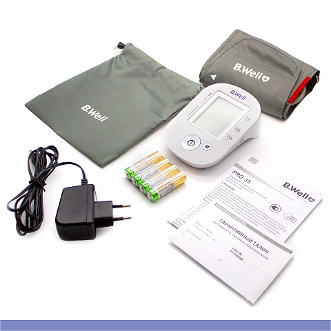 Тонометр B.Well PRO-35 с универсальной манжетой и адаптером - изображение 9