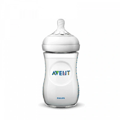 Бутылочка Philips AVENT серии Natural 1мес+, 260 мл (2 шт) SCF033/27 - изображение 2