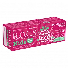 Зубная паста R.O.C.S. Kids Малиновый смузи (от 3 до 7 лет), 45 гр