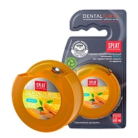 Вощеная нить Splat Dental Floss с апельсином и корицей, 40 м