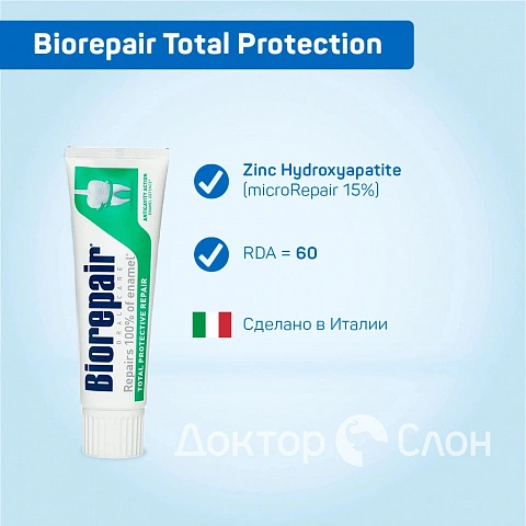 Зубная паста Biorepair Total Protection 75 мл - изображение 2