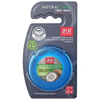 Вощеная нить Splat Dental Floss с кокосом, 40 м