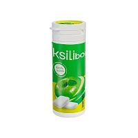 Жевательная резинка Ksilibon Gum Зеленое яблоко, 30 шт