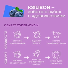 Леденец на палочке Ksilibon Lollipop Голубика, 5 шт.