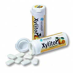 Жевательная резинка miradent Xylitol Свежие фрукты