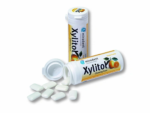 Жевательная резинка miradent Xylitol Свежие фрукты - изображение 3