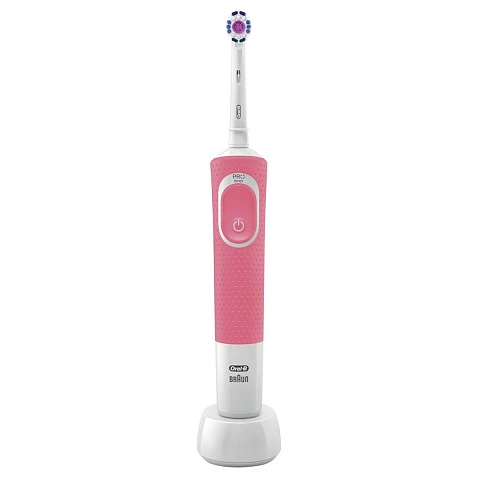 Электрическая зубная щетка Oral-B Vitality 100 3D White D100.413.1 (Pink) - изображение 8