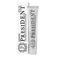 Зубная паста President Smokers, 75 гр