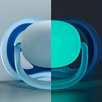 Соска-пустышка AVENT Ultra Air ночная 0-6мес (2 шт) SCF376/12 - изображение 6