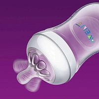 Бутылочка Philips AVENT серии Natural 1мес+, 260 мл (1 шт) SCF033/17 - изображение 4