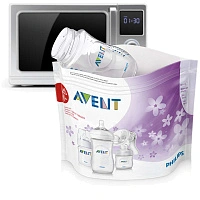 Пакеты Philips AVENT для стерилизации в СВЧ печи 5 шт SCF297/05 - изображение 1
