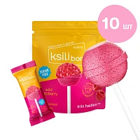 

Леденец на палочке Ksilibon Lollipop Дикая малина, 10 шт.