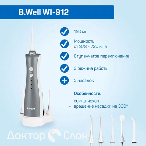 Ирригатор B.Well TH-912 - изображение 9