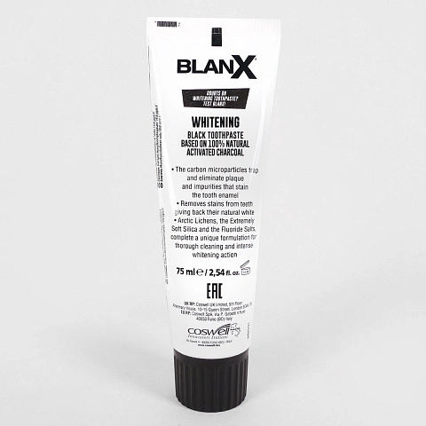 Зубная паста Blanx Black с древесным углём, 75 мл - изображение 6